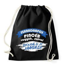 PRINTFASHION Szabadnapos pincér - Sportzsák, Tornazsák - Fekete tornazsák