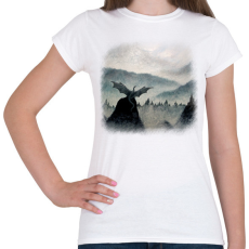 PRINTFASHION Szabadság - Női póló - Fehér