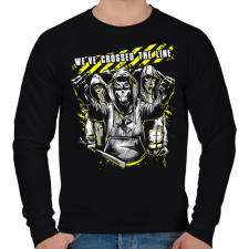 PRINTFASHION Szabályszegők - Férfi pulóver - Fekete férfi pulóver, kardigán