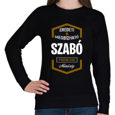 PRINTFASHION Szabó prémium minőség - Női pulóver - Fekete