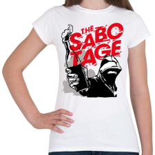 PRINTFASHION Szabotázs - Női póló - Fehér női póló