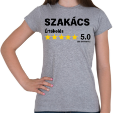 PRINTFASHION Szakács Értékelés ***** 5.0 (69 értékelés) - Női póló - Sport szürke női póló