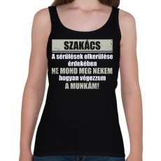 PRINTFASHION Szakács - Női atléta - Fekete