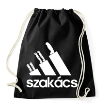 PRINTFASHION Szakács - Sportzsák, Tornazsák - Fekete tornazsák