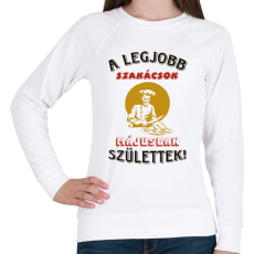 PRINTFASHION Szakács szülinapja május - Női pulóver - Fehér