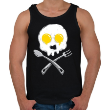 PRINTFASHION Szakácsvégzet - Férfi atléta - Fekete atléta, trikó