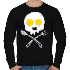 PRINTFASHION Szakácsvégzet - Férfi pulóver - Fekete férfi pulóver, kardigán