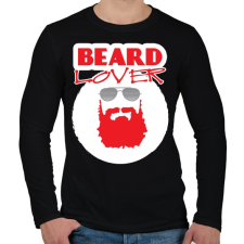 PRINTFASHION szakáll-beard lover - Férfi hosszú ujjú póló - Fekete férfi póló