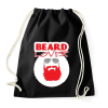 PRINTFASHION szakáll-beard lover - Sportzsák, Tornazsák - Fekete