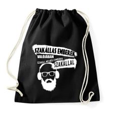 PRINTFASHION szakáll-szakállas emberek ....... - Sportzsák, Tornazsák - Fekete tornazsák