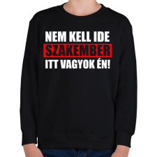 PRINTFASHION Szakember (4) - Gyerek pulóver - Fekete gyerek pulóver, kardigán