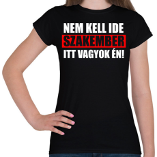 PRINTFASHION Szakember (4) - Női póló - Fekete