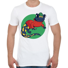 PRINTFASHION Szalamandra - Férfi póló - Fehér