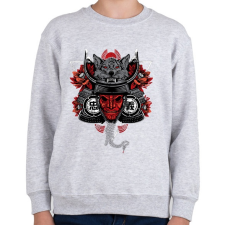 PRINTFASHION Szamuráj Bujinkan - Gyerek pulóver - Sport szürke gyerek pulóver, kardigán