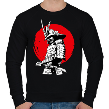 PRINTFASHION Szamuráj  - Férfi pulóver - Fekete férfi pulóver, kardigán