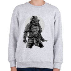 PRINTFASHION Szamuráj galaxis - Gyerek pulóver - Sport szürke