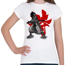 PRINTFASHION Szamuráj szellem - Női póló - Fehér