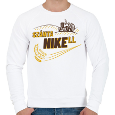 PRINTFASHION SzántaNIKEll - Férfi pulóver - Fehér férfi pulóver, kardigán