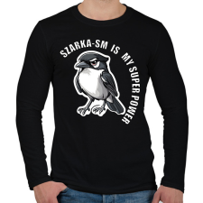 PRINTFASHION Szarkasztikus Szarka - Férfi hosszú ujjú póló - Fekete férfi póló