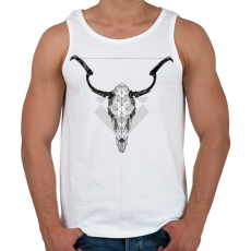 PRINTFASHION Szarvas - Férfi atléta - Fehér