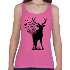 PRINTFASHION Szarvas pillangó - Női atléta - Rózsaszín