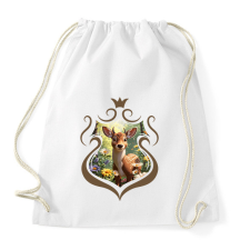 PRINTFASHION Szarvas - Sportzsák, Tornazsák - Fehér tornazsák