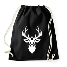 PRINTFASHION Szarvas - Sportzsák, Tornazsák - Fekete tornazsák