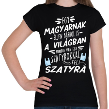 PRINTFASHION Szatyor a szatyorban - Női póló - Fekete női póló