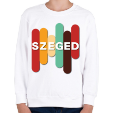 PRINTFASHION Szeged - színes - Gyerek pulóver - Fehér
