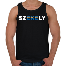 PRINTFASHION Székely - Férfi atléta - Fekete atléta, trikó