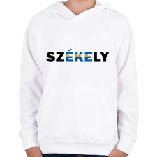 PRINTFASHION Székely - Gyerek kapucnis pulóver - Fehér gyerek pulóver, kardigán