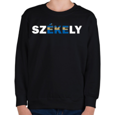 PRINTFASHION Székely - Gyerek pulóver - Fekete