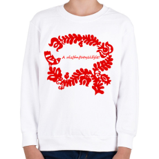 PRINTFASHION Szelíd szitkok - rézfánfütyülőjét - Gyerek pulóver - Fehér