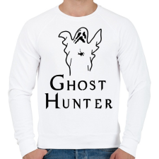 PRINTFASHION szellem vadász - Férfi pulóver - Fehér férfi pulóver, kardigán