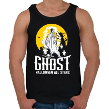 PRINTFASHION Szellemek - Férfi atléta - Fekete atléta, trikó