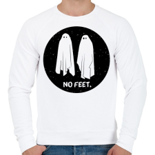 PRINTFASHION Szellemek - Férfi pulóver - Fehér férfi pulóver, kardigán
