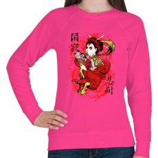 PRINTFASHION Szellemsárkány - Női pulóver - Fukszia