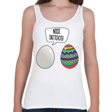 PRINTFASHION Szép tetkók - Női atléta - Fehér női trikó