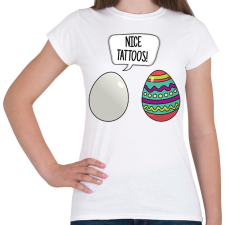 PRINTFASHION Szép tetkók - Női póló - Fehér női póló