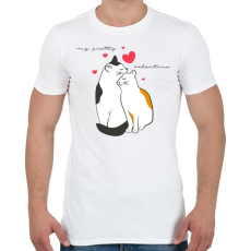 PRINTFASHION Szépseges valentinom - Férfi póló - Fehér