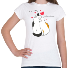 PRINTFASHION Szépseges valentinom - Női póló - Fehér