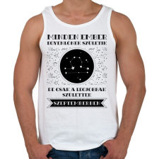 PRINTFASHION Szeptember: Mérleg - Férfi atléta - Fehér atléta, trikó