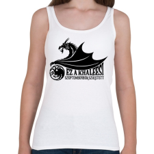 PRINTFASHION Szeptember - Női atléta - Fehér női trikó