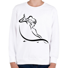 PRINTFASHION Szerelem2 - Gyerek pulóver - Fehér