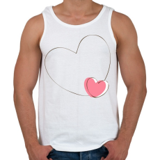 PRINTFASHION szerelem4 - Férfi atléta - Fehér