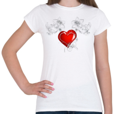 PRINTFASHION Szerelem - Női póló - Fehér női póló