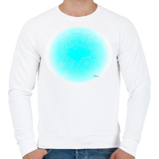 PRINTFASHION Szerelmes szivek 3 - Férfi pulóver - Fehér férfi pulóver, kardigán