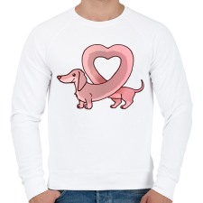 PRINTFASHION szerelmes tacsi - Férfi pulóver - Fehér férfi pulóver, kardigán