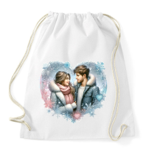 PRINTFASHION Szerelmespár - Sportzsák, Tornazsák - Fehér tornazsák