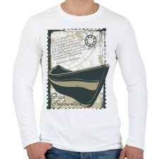 PRINTFASHION Szerencsétlen nap - Férfi hosszú ujjú póló - Fehér férfi póló